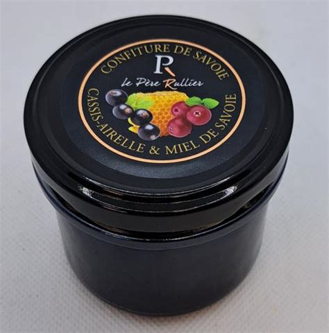 Confiture De Cassis Airelles Miel De Savoie G Miels