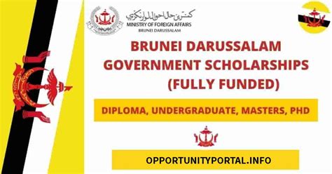 Government Of Brunei Darussalam Scholarships Fully Funded