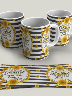 Caneca De Porcelana Personalizada Seja Girassol Compre Produtos