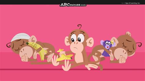 Five Little Monkeys Jumping On The Bed Abc Mouse - Bed Western