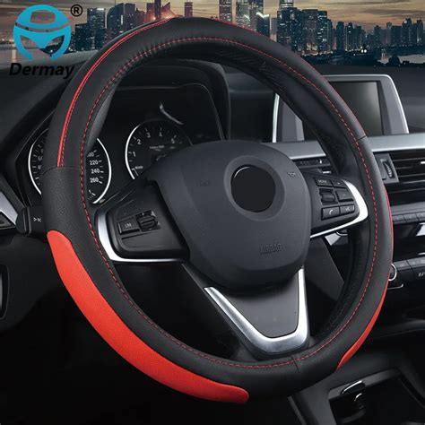 Aliexpress Buy Dermay New Style Car Steering Wheel Cover Non Slip