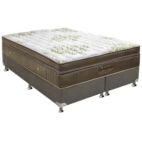 Cama Box King Ortobom Gold Ultragel Pontofrio