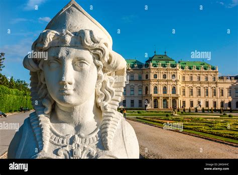 Belvedere Palace Vienna Head Of A Greco Roman Styled Sphinx Statue