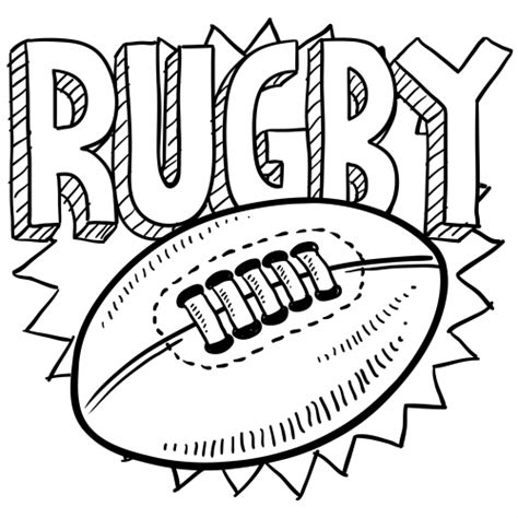 10 Rugby Coloring Page Print Color Craft