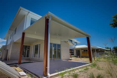 Insulated Patio Roof With Merbau Posts In Holland Park Brisbane