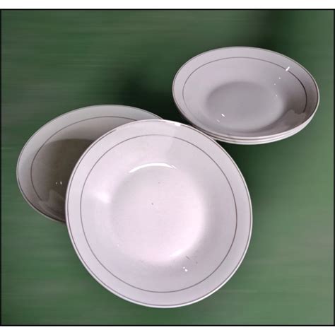 Jual Piring Makan Prasmanan Keramik Porcelain Per 1 Pcs Shopee