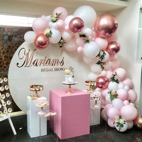 Diy Balloons Garland Arch Kit Rose Gold Pink White Balloon Etsy