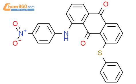 66011 76 5 9 10 Anthracenedione 1 4 Nitrophenyl Amino 8 Phenylthio