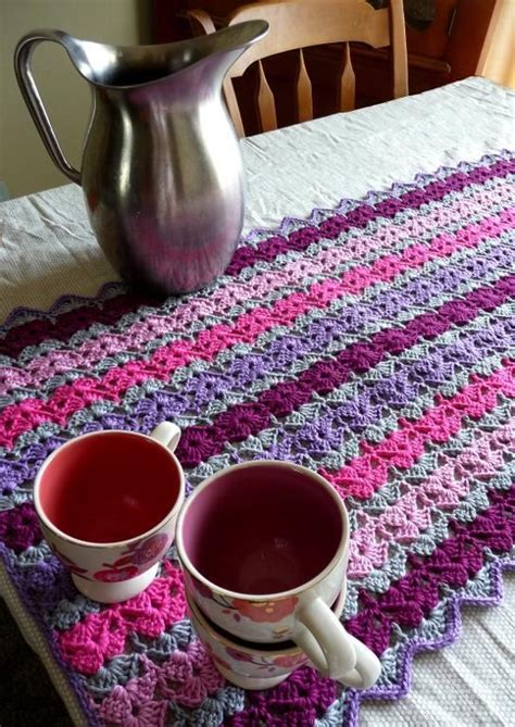 Linen Stitch Crochet Table Runner Free Pattern Artofit