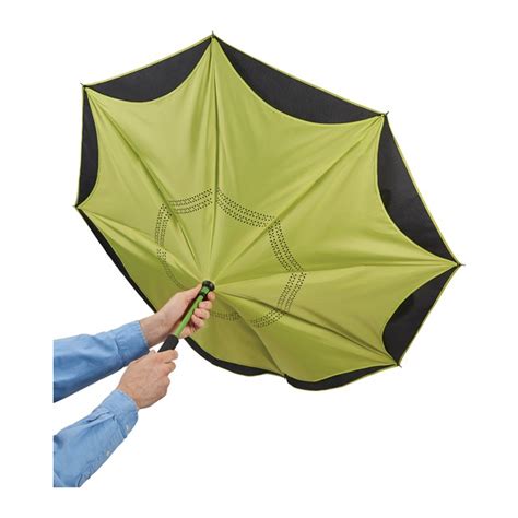 Colorized Manual Inversion Umbrella Canadian Promotional Products