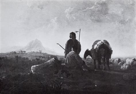 Aelbert Cuyp Two Shepherds In A Hilly Landscape