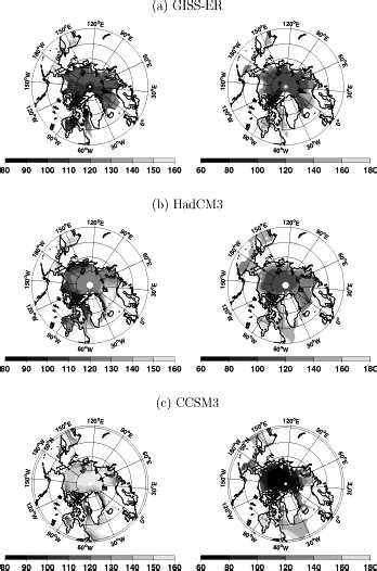 Maps Of Spatial Distribution Of The Left Surface Shortwave Cloud