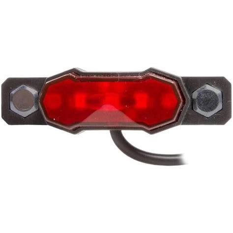 Feu Arri Re Vulcan Mini Pour V Lo Lectrique Unisexe Noir Rouge