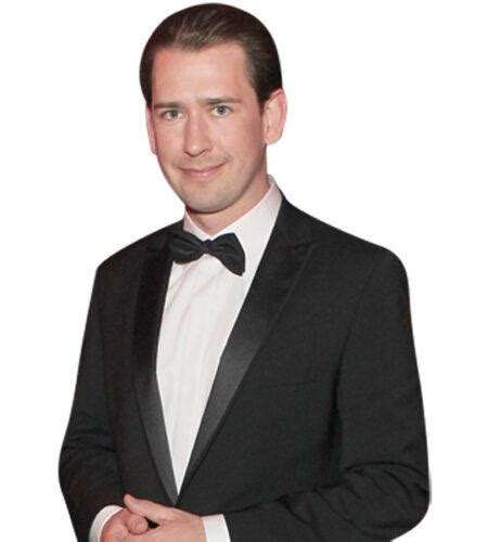 Sebastian Kurz Bow Tie Half Body Buddy Celebrity Cutouts