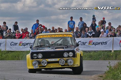 Leitold K Roly Bazs Ildik Fiat Abarth Historic Vltava