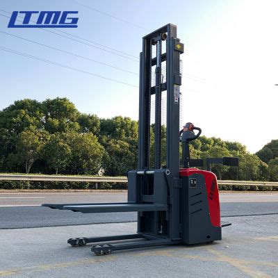 Ltmg New Type Ton Hydraulic Stacker Pallet Lifter Stacker Electric