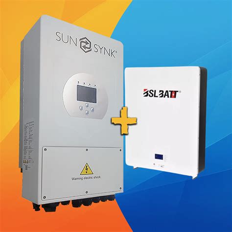 Sunsynk Hybrid Inverter 55kw 1 X Bsl Wall 512v 200ah 1024kwh