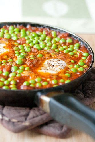 Portuguese Braised Peas With Eggs And Chourico Ervilhas Guisadas