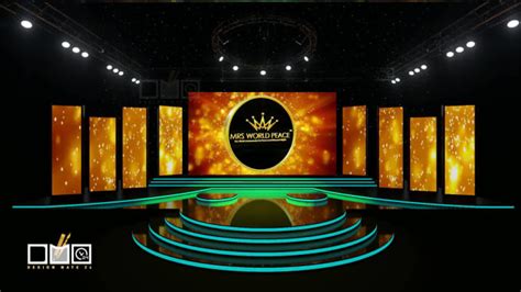 Do award, music, dance, sports, party event stage design by Designmate24 | Fiverr