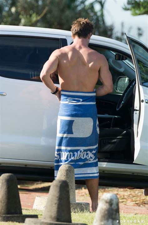 Chris Hemsworth Shirtless After Surfing Popsugar Celebrity Photo 3