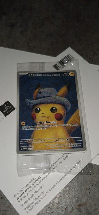 The Pok Mon Company Carte De Tranzac Ionare Pikachu X Van Gogh