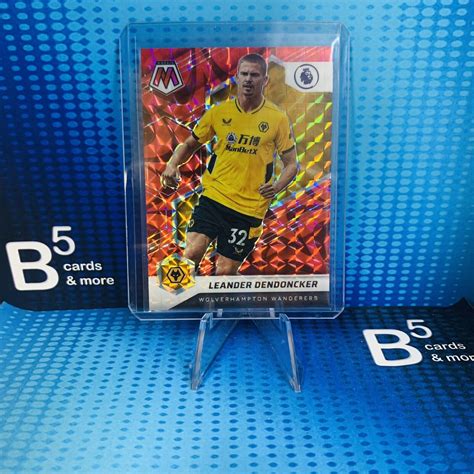 Panini Mosaic Premier League Leander Dendoncker Red