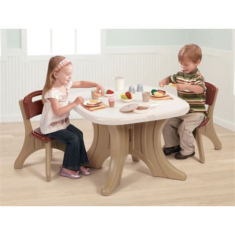 Mesinha De Plástico Para Crianças - Mesa e cadeiras de plástico para crianças, mesa e cadeira marrom escola ...