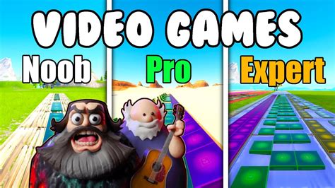 Tenacious D Video Games Fortnite Music Blocks Noob Vs Pro Vs Expert