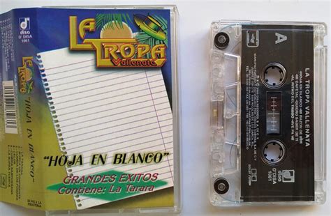 La Tropa Vallenata Hoja En Blanco Cassette Discogs