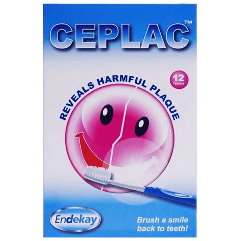 Ceplac Dental Disclosing Tablets Pack Of 12