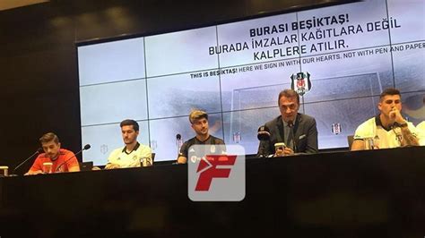 Beşiktaş yeni transferlerine imzayı attırdı Beşiktaş BJK Haberleri