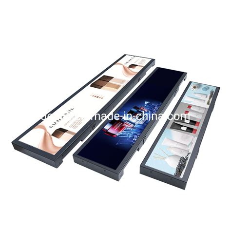 Non Pc Based Supermarket Digital Shelf Edge Advertising Display Ultra