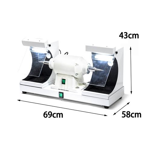 Dental Polishing Polish Lathe Machine Grinder Lab Cutting Compact Unit