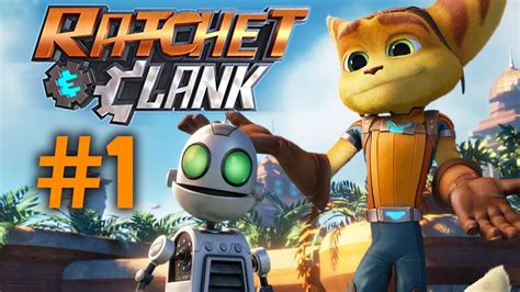 Ratchet Clank 2016 Gameplay Walkthrough Part 1 INTRO PS4 YouTube