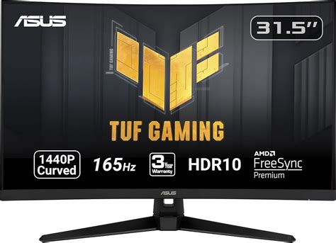 Monitor Curvo Asus TUF Gaming 31 5 WQHD 165Hz HDMI DisplayPort