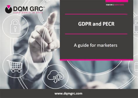 Free Guide Gdpr And Pecr A Guide For Marketers