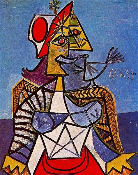 Cubismo Mulher Chorando Pablo Picasso 1937 O Cubismo é caracterizado