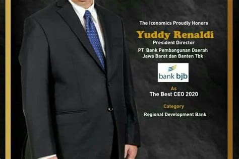 Dirut Bank Bjb Yuddy Renaldi Sandang Predikat Best Ceo Jawa Pos