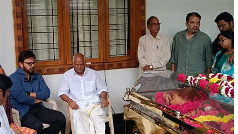 Venkatesh Daggupati At Rajendra Prasad House Rajendra Prasad Daughter