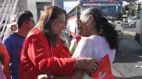 Visita a Soyapango Nidia Díaz Diputada FMLN YouTube