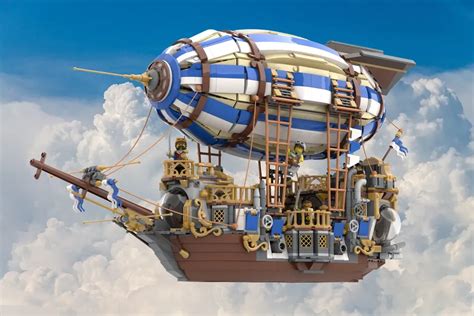 Lego Ideas Steampunk Airship Achieves 10 000 Supporters Again The