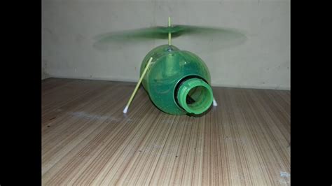 How To Make A Helicopter Model With Plastic Bottle At Home Youtube