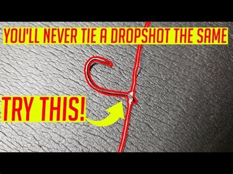 You Need To Know This Dropshot Knot No More Palomar Knots