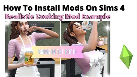 How To Install Realistic Cooking Mod For Sims Youtube