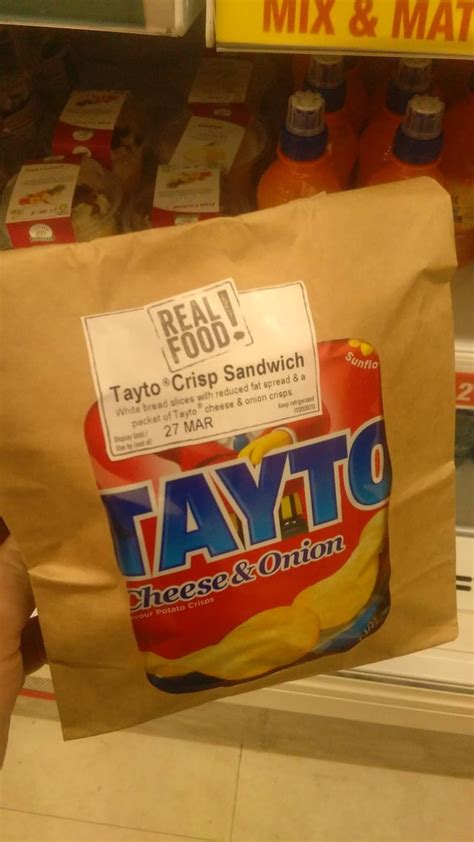 Tayto sandwich on the go : ireland