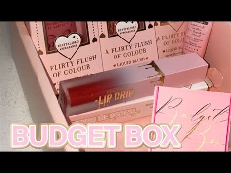 PLOUISE MAY BUDGET BOX UNBOXING YouTube