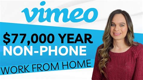 Vimeo Hiring 54 000 To 77 000 Year Non Phone Tickets Work From Home