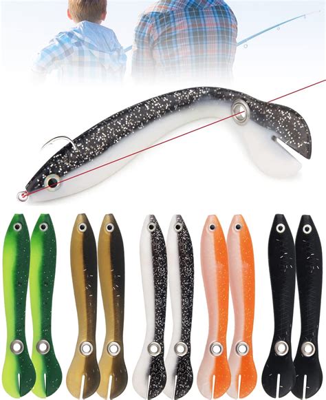 Fishing Lures 10pcs Soft Fishing Lure For Freshwater