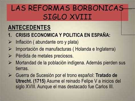 Reformas BorbÓnicas