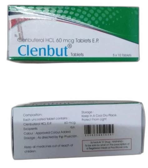 Clenbuterol 40 Mg At Rs 35strip Clenbuterol Hcl Tablets In Nagpur